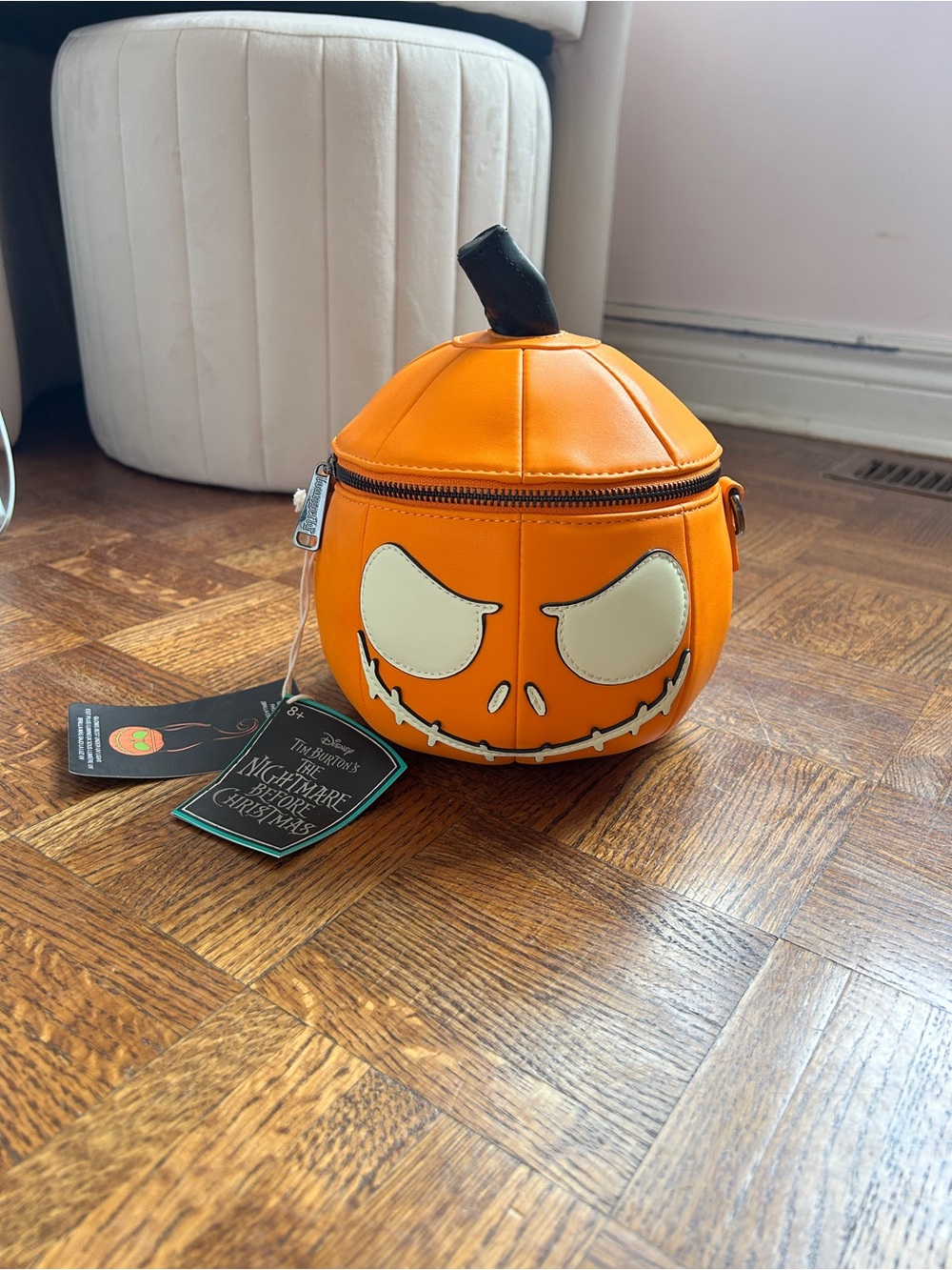 Loungefly Jack Skellington Pumpkin Head Bag